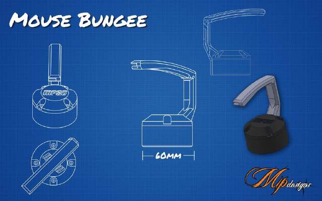 Computer Mouse Bungee | 3d print model