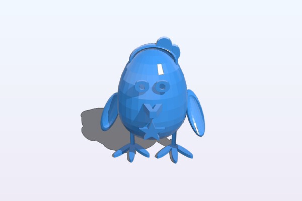 Ms. Eggie | 3d print model