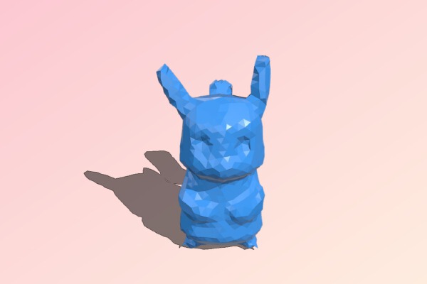 Subdivided Flowalistik Pikachu | 3d print model