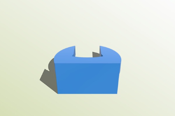 PTFE Push Fitting Clip (e.g. Creality Hotend) | 3d print model