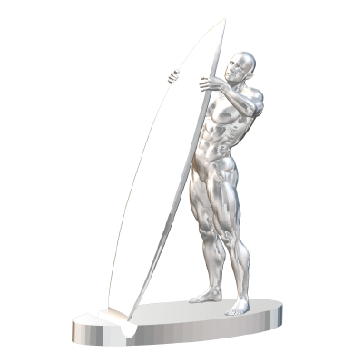 Surfers smartphonestand | 3d print model