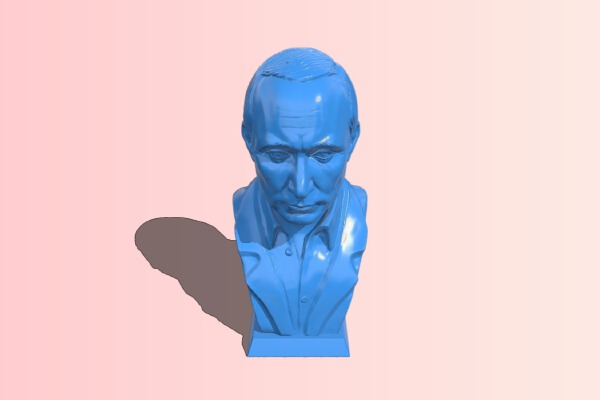 Vladimir Putin bust - no tie | 3d print model