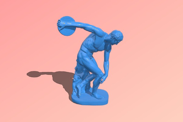 Smk discobolus – Famous statue | 3d print model