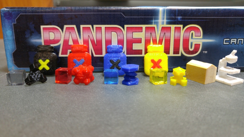 Pandemic game pieces