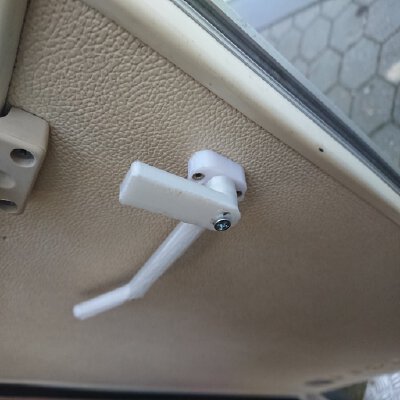 Lock for lower part of split caravan doors _ Tür Riegel für den unteren Teil einer geteilten Wohnmobil & Wohnwagentür | 3d print model