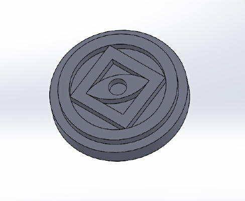 The Lord of the Rings: Journeys in Middle-earth search token | 3d print model