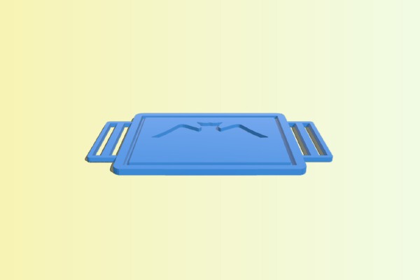 batman tv series costume buckle | 3d print model