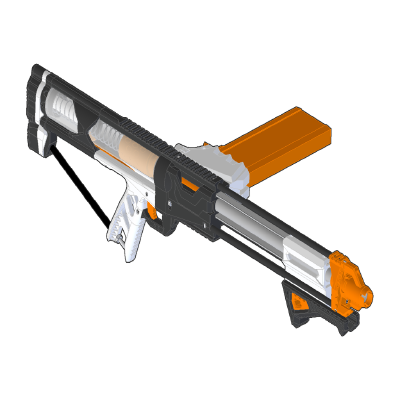 Nerf Caliburn - Raider Magwell | 3d print model