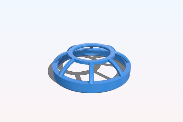 Horn Cover "Subaru" for 80mm Horn | 3d print model