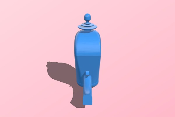 The basic atomic gun | 3d print model