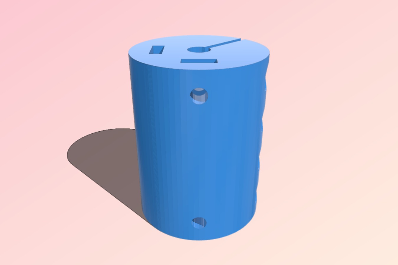 Shaft coupler from quarter inch (1_4") to 14mm