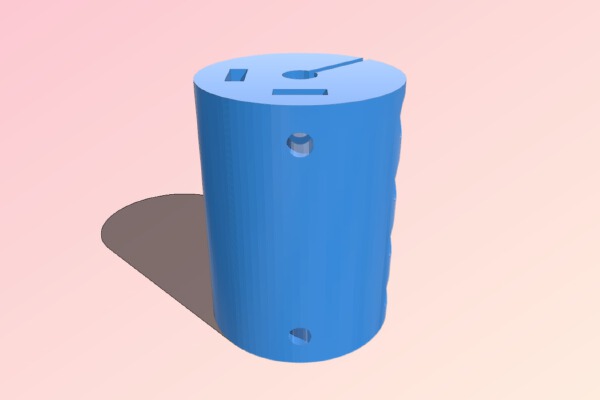 Shaft coupler from quarter inch (1_4") to 14mm | 3d print model