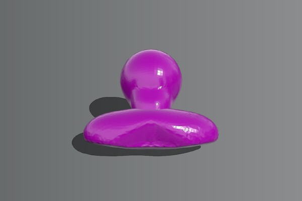super creepy old man bust to lie on side | 3d print model