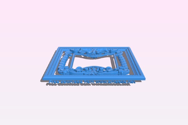 Door frame pattern | 3d print model