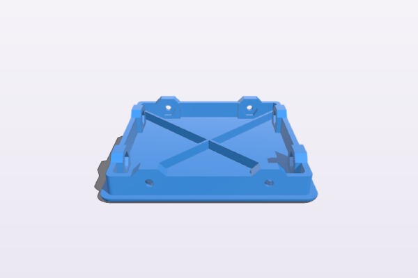 4 inch PVC Tube (vinyl fence post) Cap- used as LiPo battery box | 3d print model