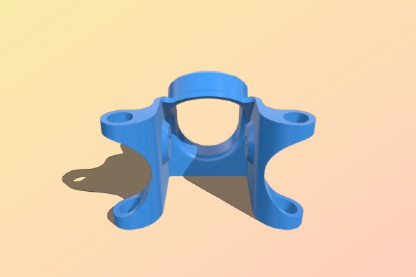 Adjustable Caddx Turbo EOS2 Camera Mount for VX110 Frame Kit | 3d print model