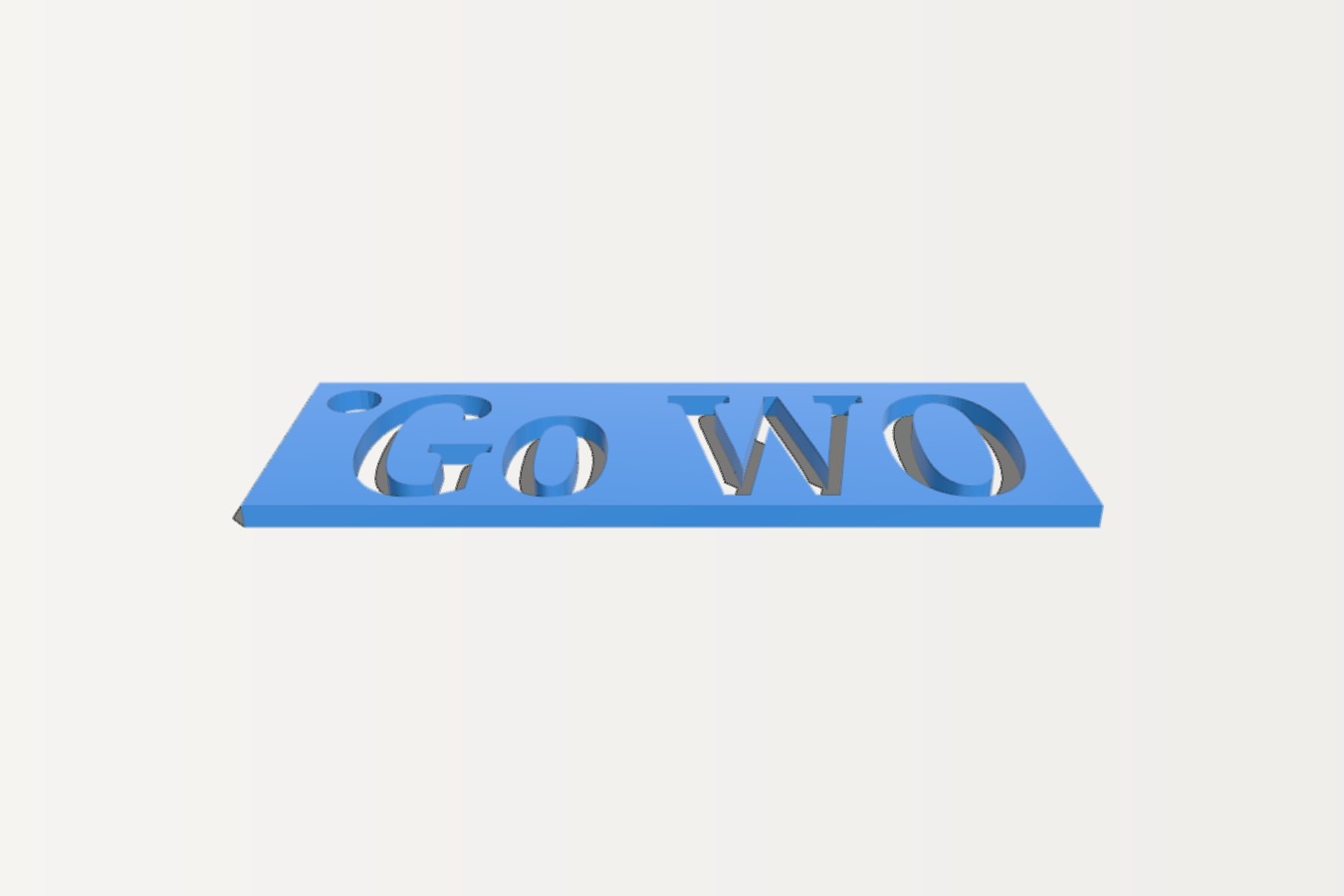 GO WO Keychain!