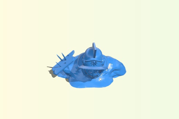 guts of iron - maw tribe body guard promo model | 3d print model