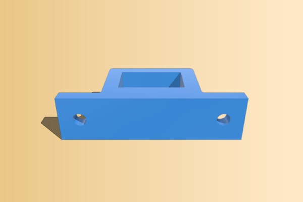 Toggle switch mount | 3d print model