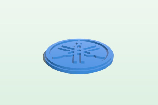 yamaha logo | 3d print model