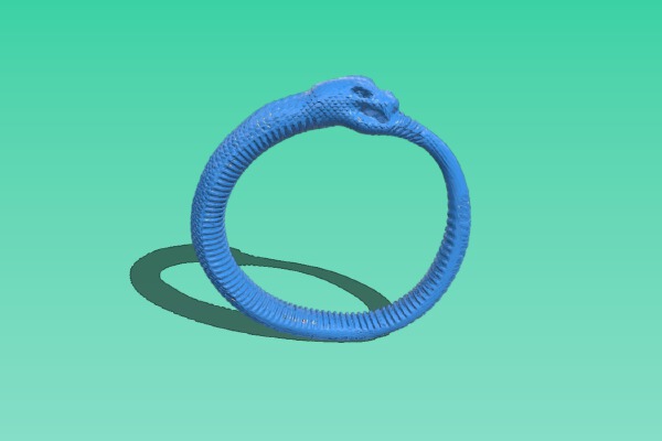 Snake ring | 3d print model