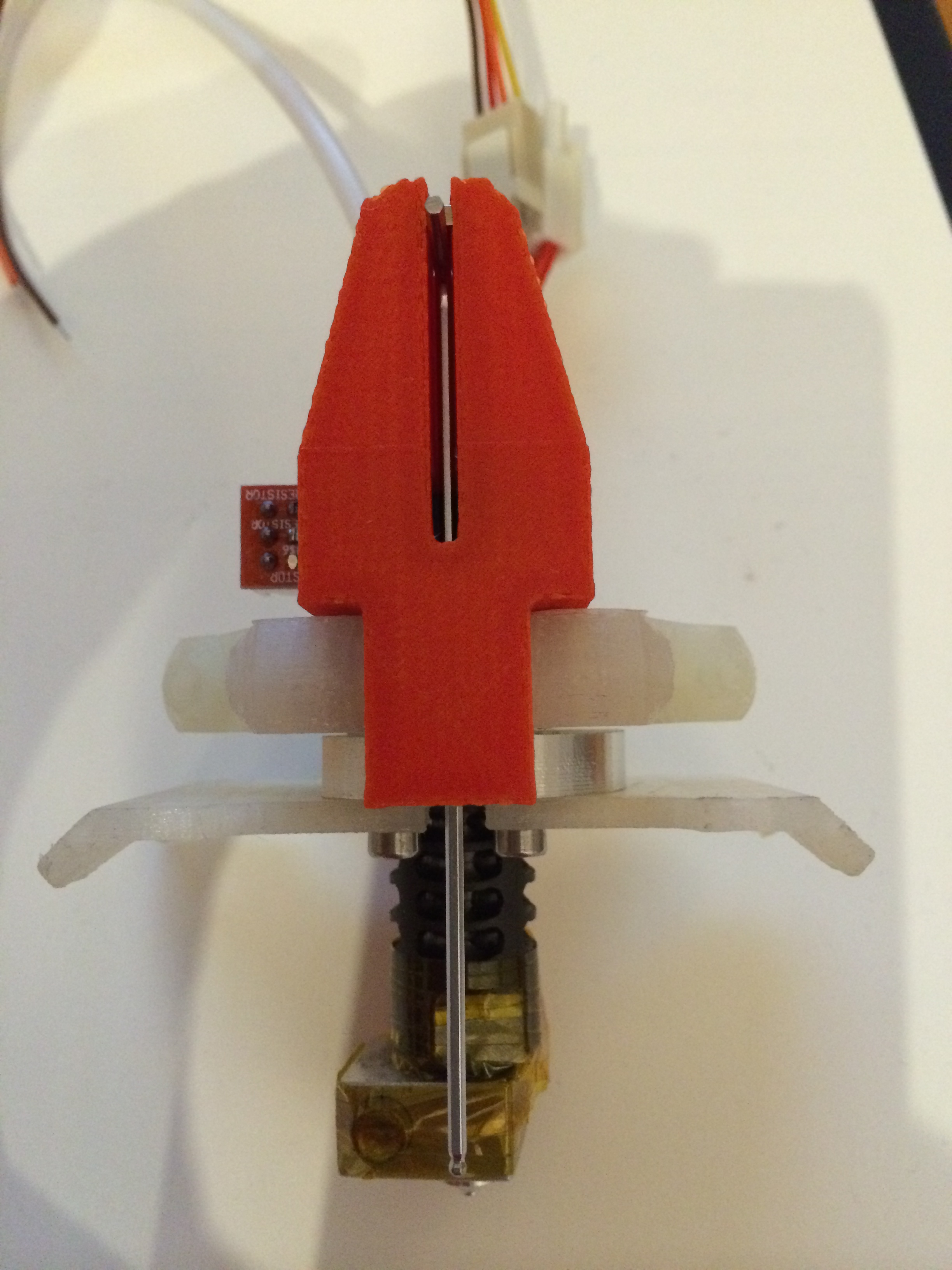 Kossel Effector with Z-probe mount with optical switch
