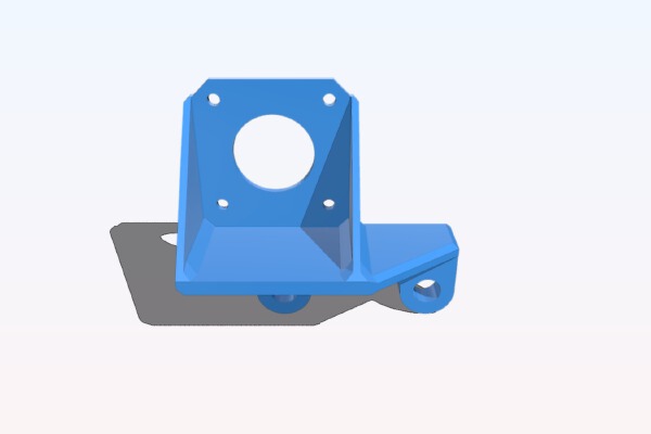 Better Direct drive mounter for Voxelab Aquila | 3d print model