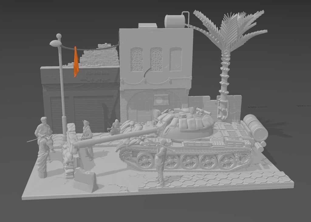 MA Models 3D Middle East Diorama