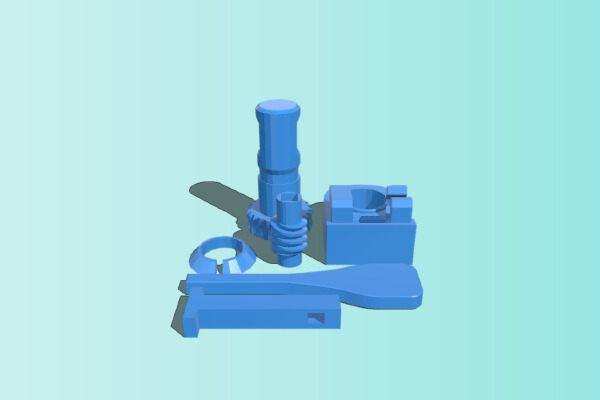 Geared String Tuner Test Jig MK1 | 3d print model