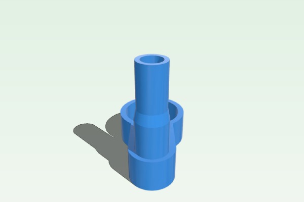 Stepcraft CNC Proxxon Anti-Dust Exhaust - SLIM VERSION | 3d print model