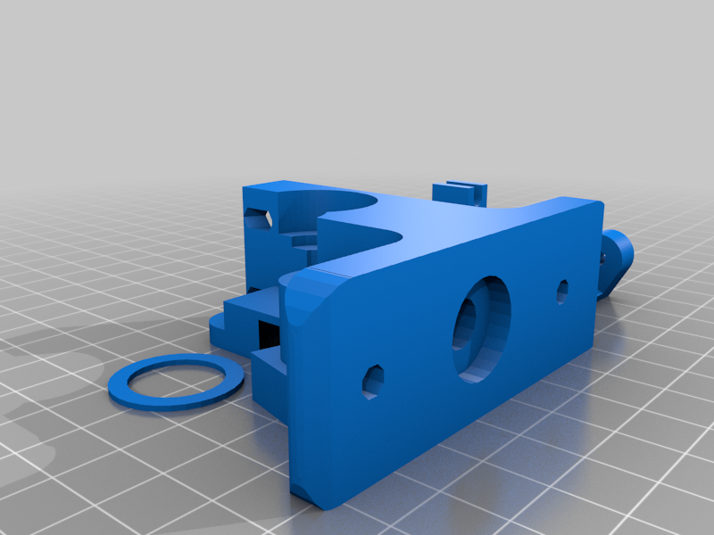 Carriage, fan mount & Extruder for e3d lite6 hotend on Prusa mendel i2