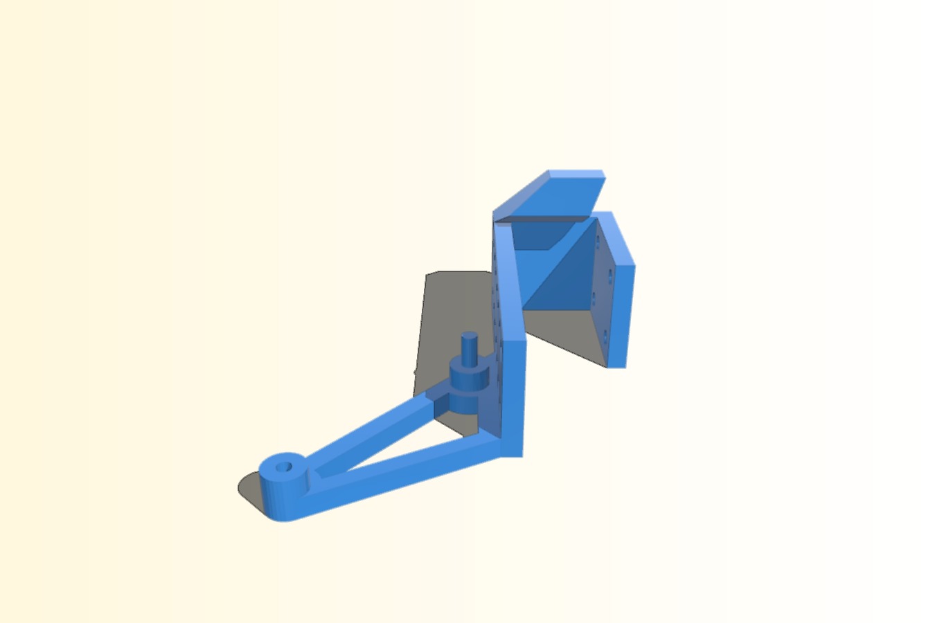 Anet A8 Rear Turbo Fan Mount - Top Stop