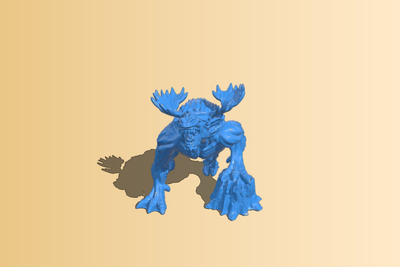 Fantasy forest beast