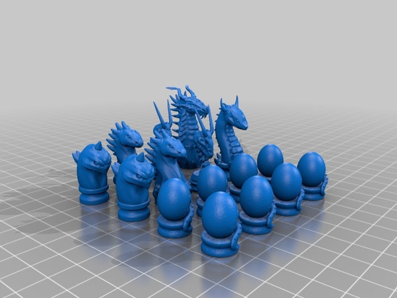 Dragon Chess Set By MartialDesign