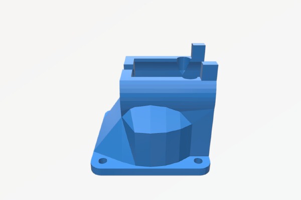 TronXY  X1 X3 X5S Hot End Replacement Fan Duct | 3d print model