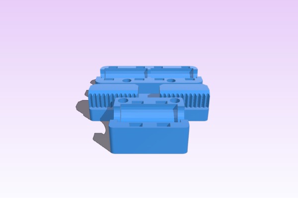 prusa I3 3 bearings x carriage | 3d print model