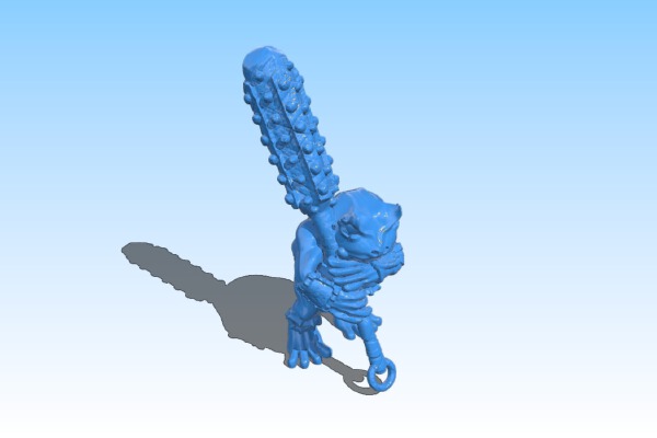 Frogfolk barbarian warrior | 3d print model