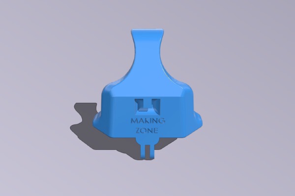PS4 dualshock remote bracket for device : blank | 3d print model