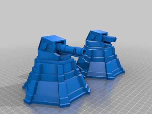 Vengeance Gun Battery | 3d print model