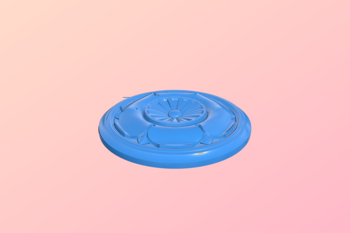 Circular disk pattern