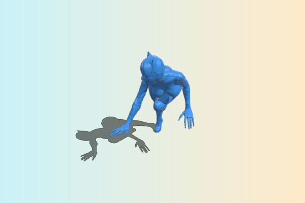 Batgirl – superman | 3d print model