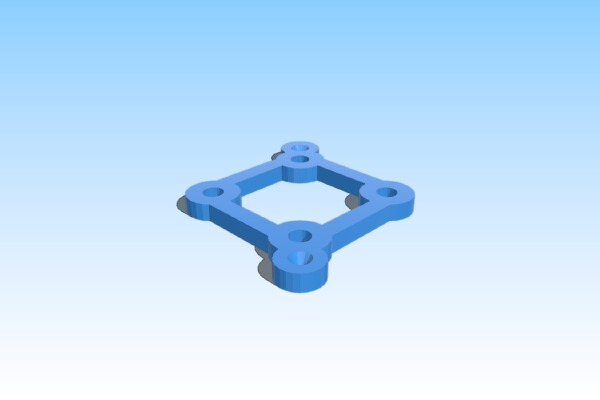 Speaker Wall Plate Mount | 3d print model