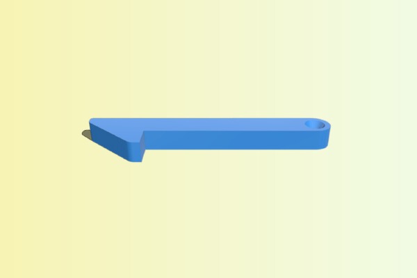Simple Doorstopper - door hook | 3d print model