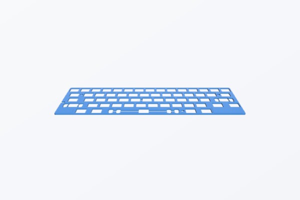 HHKB Style 60% Keyboard Plate for Cherry MX and Alps, Costar and Cherry Stab compatible | 3d print model