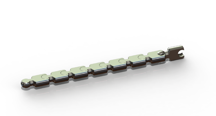modular (key)chain - remix of:carlok's "Modular "snake" keychain" | 3d print model