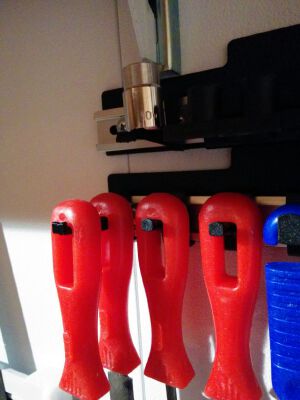 Custom parts for Toolcraft aluminum tool strip | 3d print model