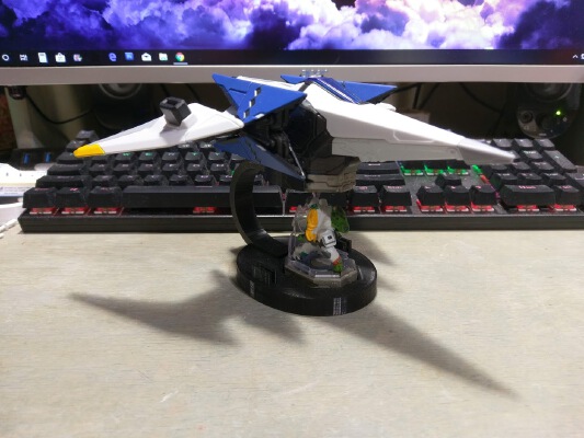 Starlink Ship display alternate connector (all files and a bonus) | 3d print model