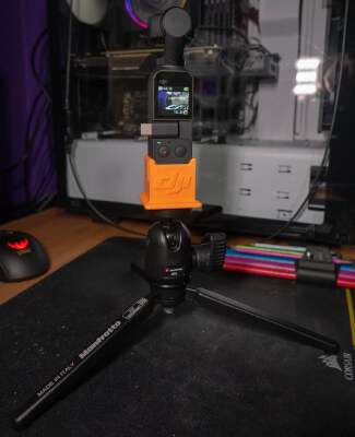 DJI Osmo Pocket Tripod Mount Base | 3d print model