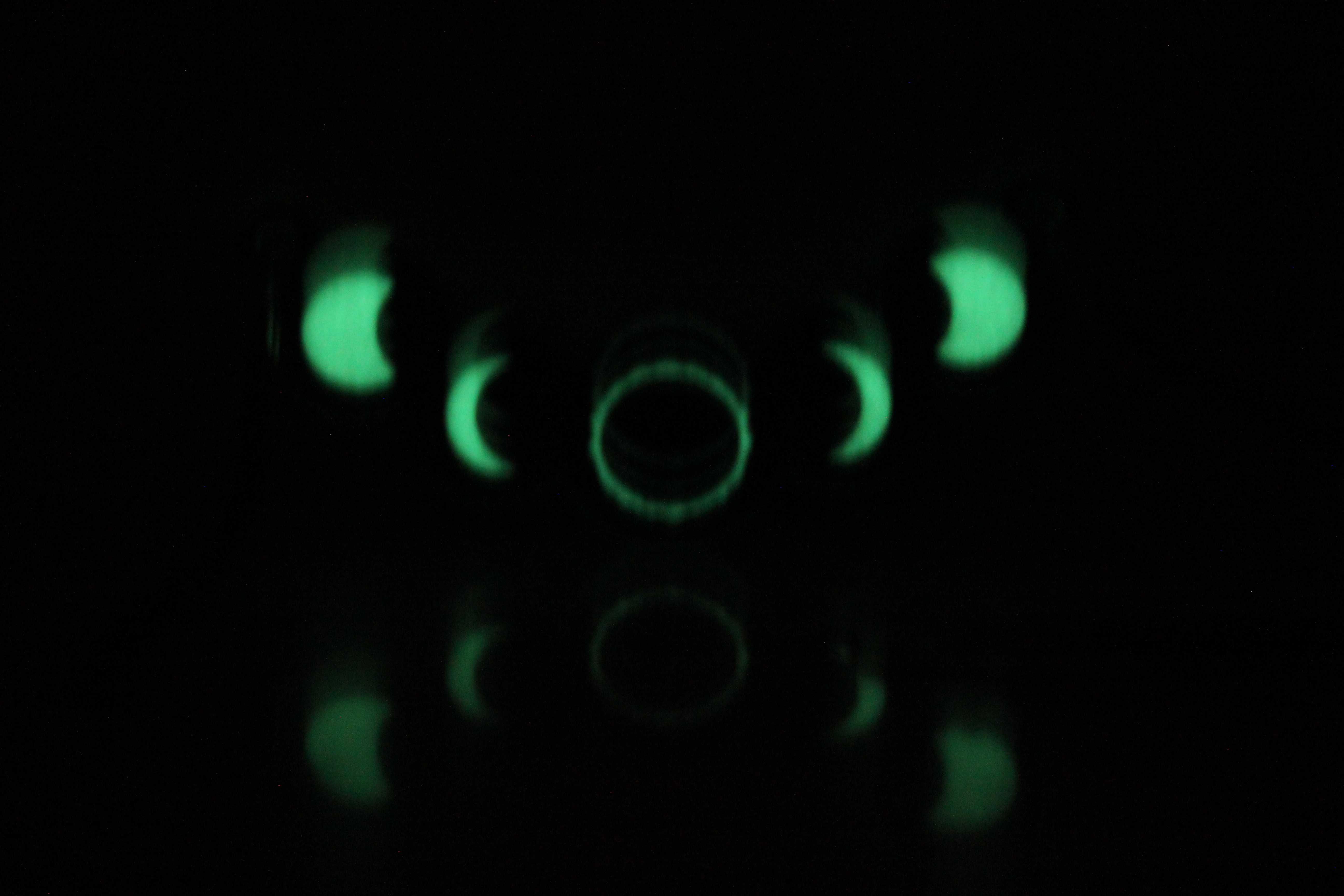 Glowing Solar Eclipse Pendant