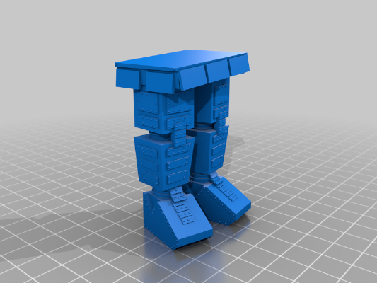 Beastie Boys - Intergalactic Robot - Chopped for easy printing | 3d print model